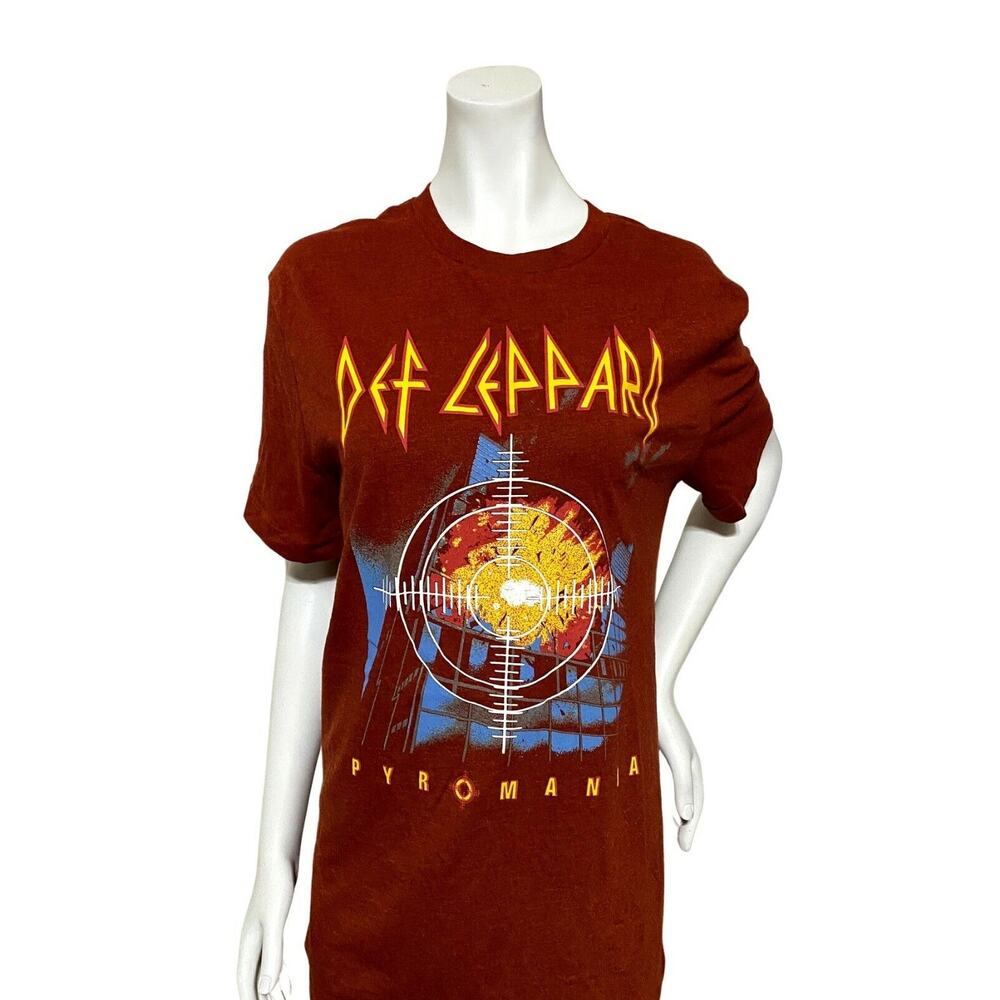 Def Leppard Rock Band Short Sleeve Unisex T-Shirt Size Large